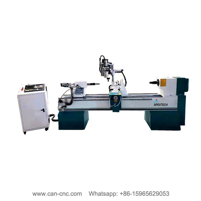 mini cnc wood lathe machine